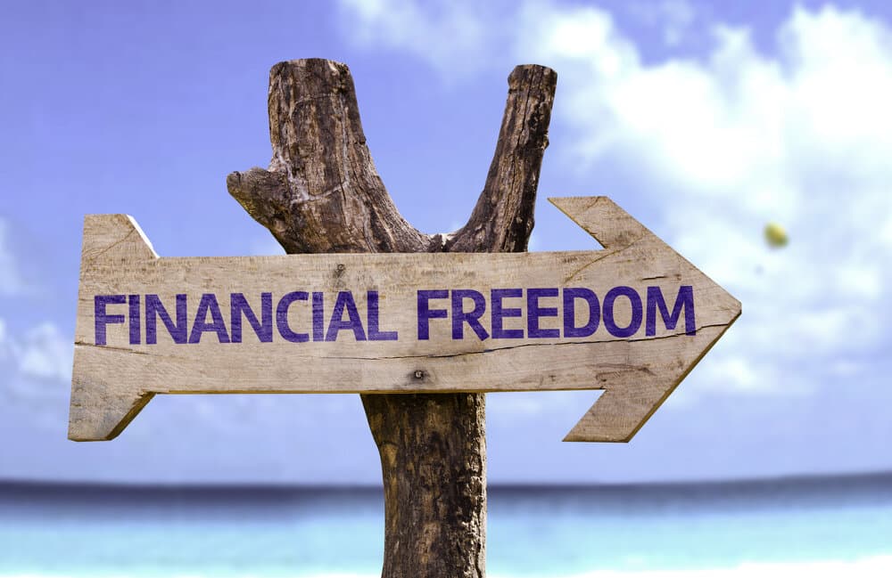 What steps should be taken to overcome the financial freedom?