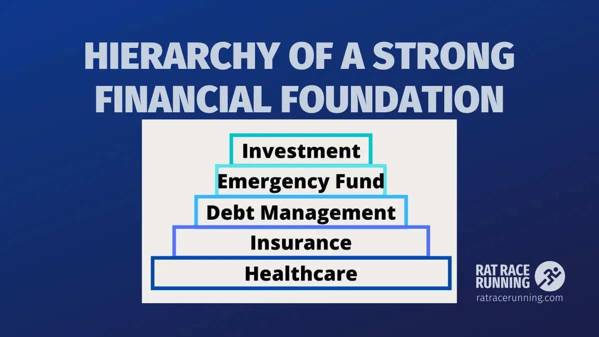 What is the one rule for a person to build a strong financial foundation?